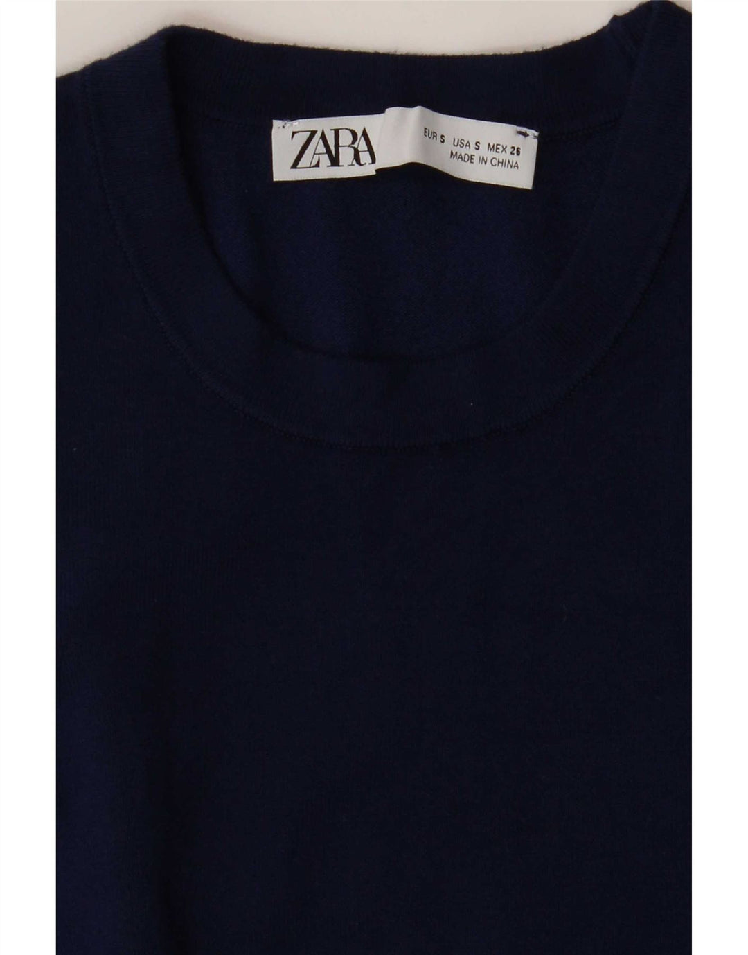 Canotta canotta da donna Zara UK 10 piccola blu navy
