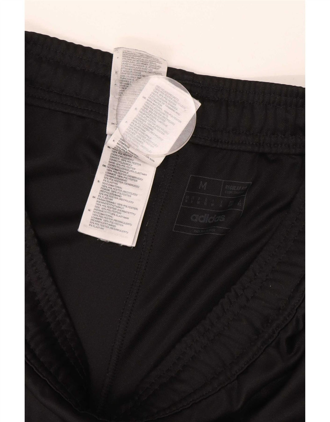 Pantaloni da tuta Adidas Aeroready da uomo in poliestere nero medio