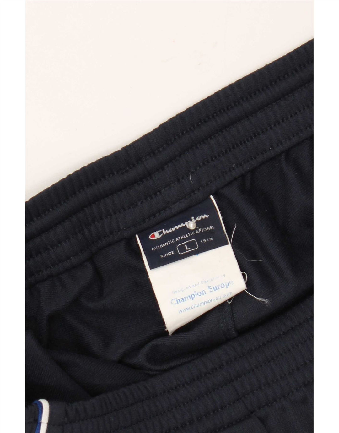 Pantaloni da tuta da uomo Champion Large in poliestere blu navy