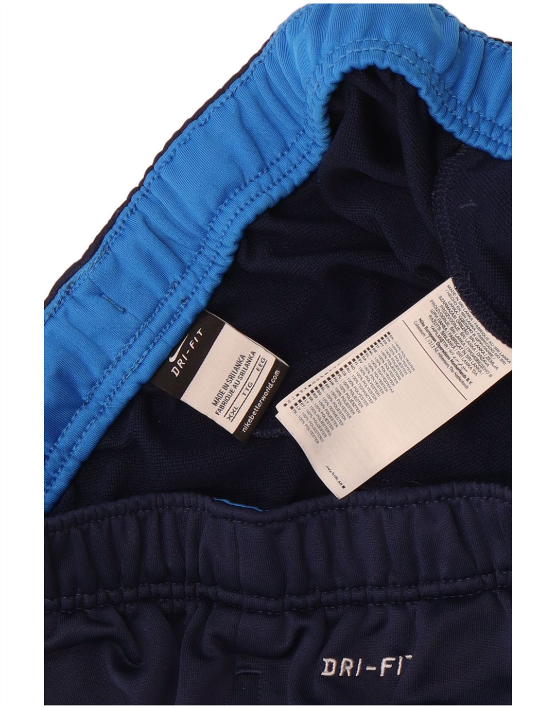 Pantaloni da tuta Nike Dri Fit da uomo 2XL poliestere blu navy