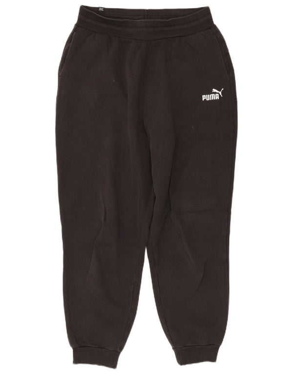 Pantaloni da tuta da uomo Puma Joggers Medium Black Cotton