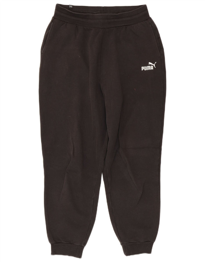 Pantaloni da tuta da uomo Puma Joggers Medium Black Cotton