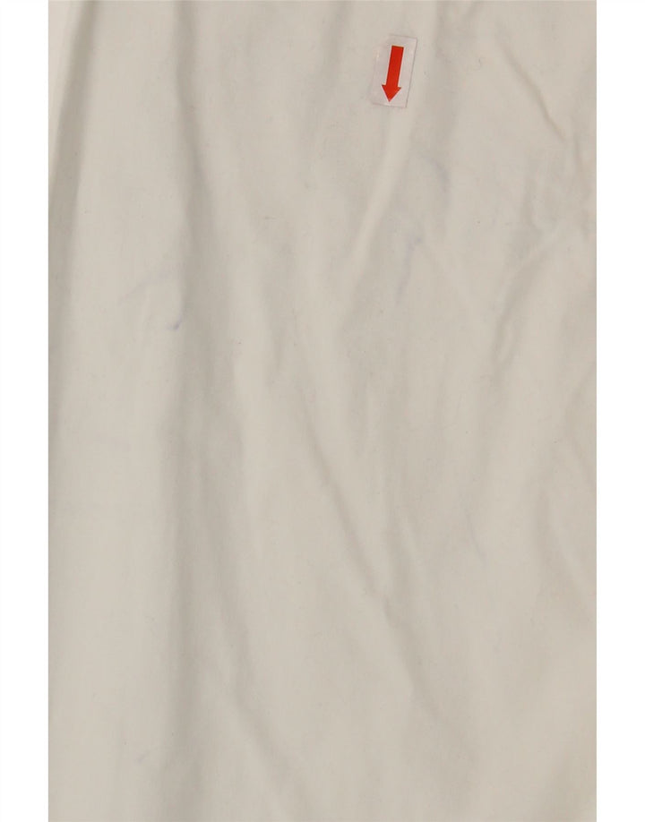 Camicia da uomo VINTAGE in cotone bianco medio