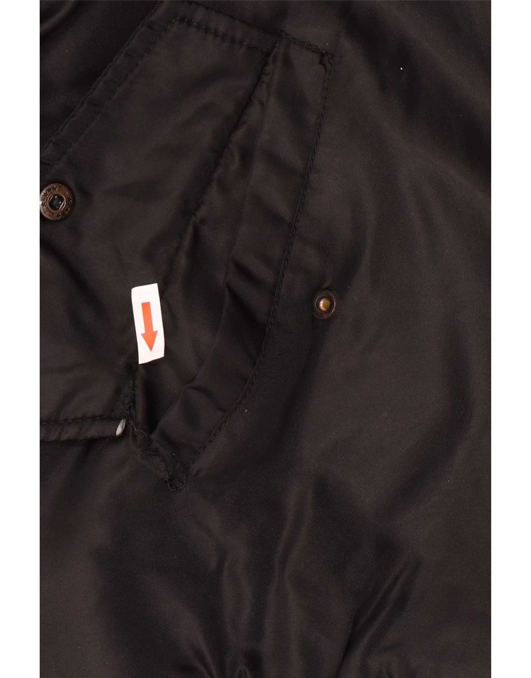 Giacca bomber da uomo vintage UK 38 Medium Black Nylon