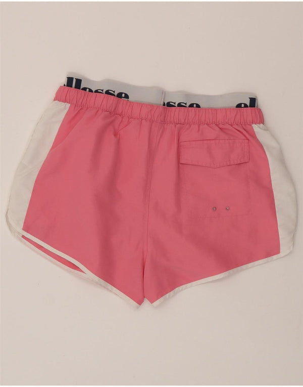 Pantaloncini da bagno grafici da donna Ellesse UK 14 Large Pink Colourblock