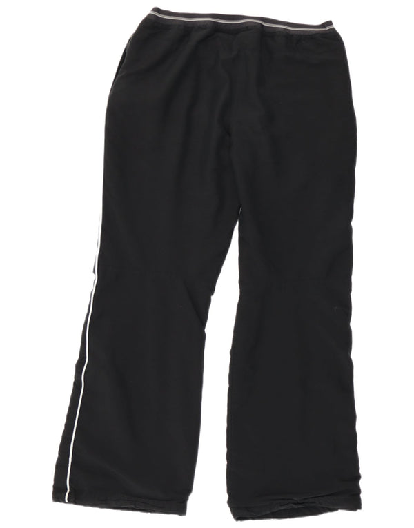 Pantaloni della tuta da donna Nike UK 14/16 Large Nero Poliestere
