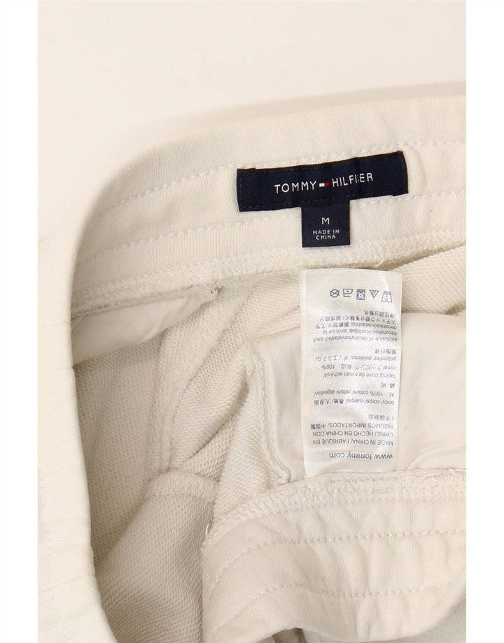 TOMMY HILFIGER Pantaloncini sportivi grafici da uomo Cotone bianco medio