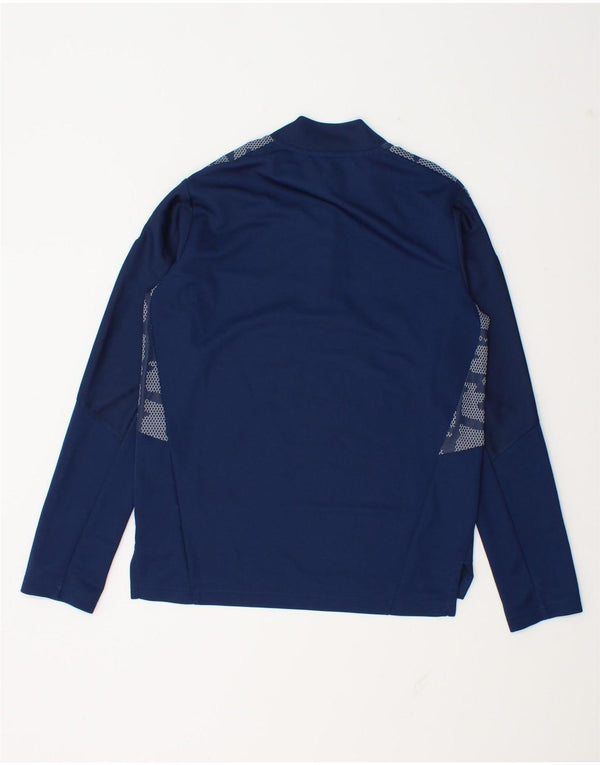 Top Adidas Graphic manica lunga da ragazzo 11-12 anni blu navy