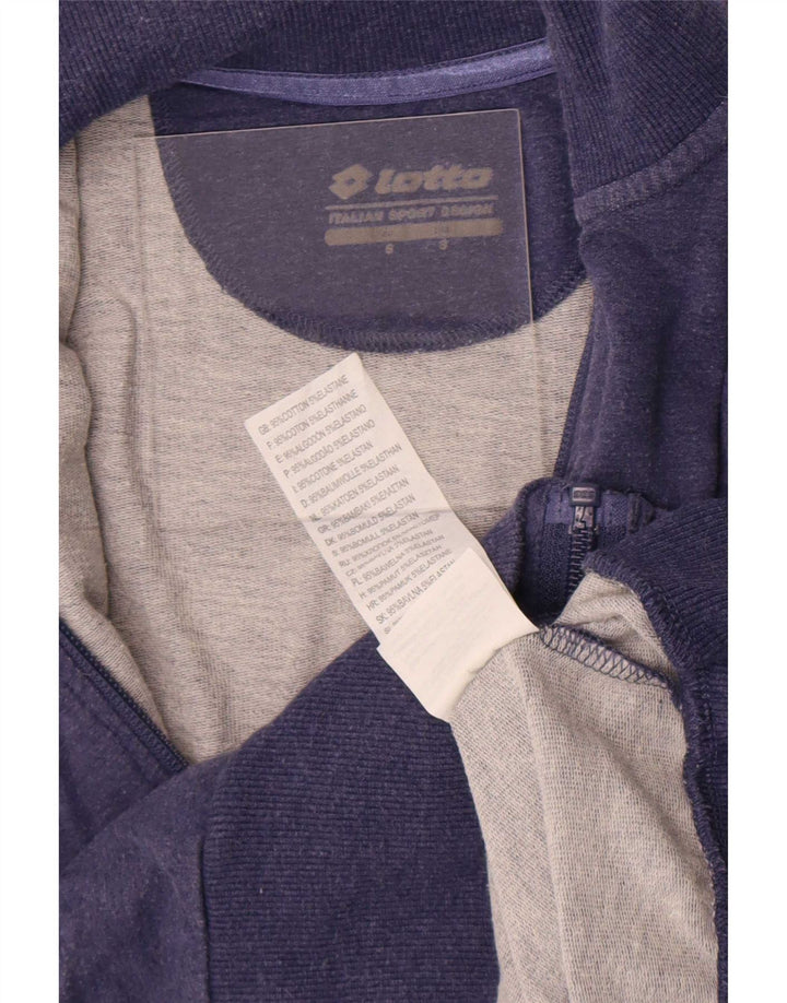 Giacca da tuta da donna Lotto UK 10 piccola in cotone blu