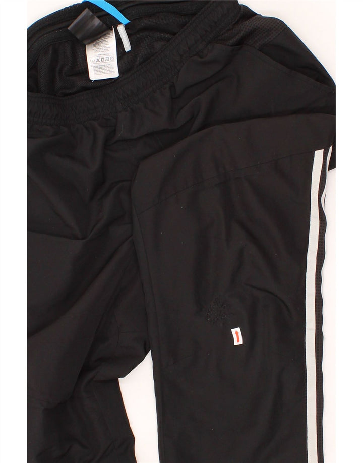 ADIDAS Womens Climacool Tracksuit Trousers UK 12 Medium  Black Polyester Vintage Adidas and Second-Hand Adidas from Messina Hembry 