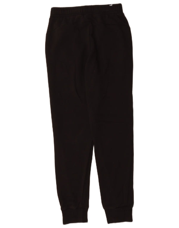 Pantaloni da tuta da donna Puma Joggers UK 8 Small Black Cotton