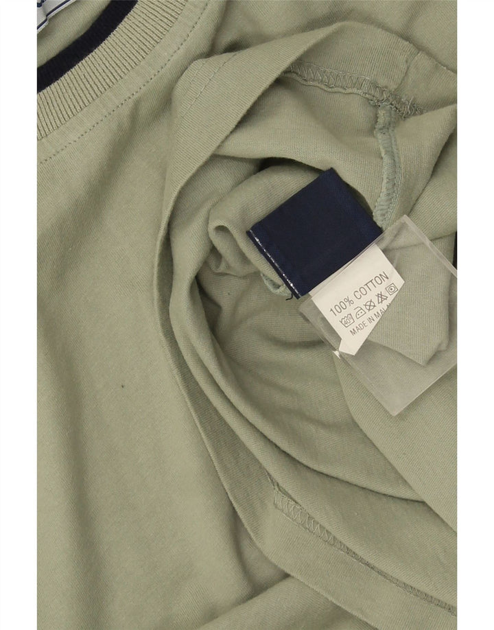 T-shirt da uomo Asics Top Large in cotone verde