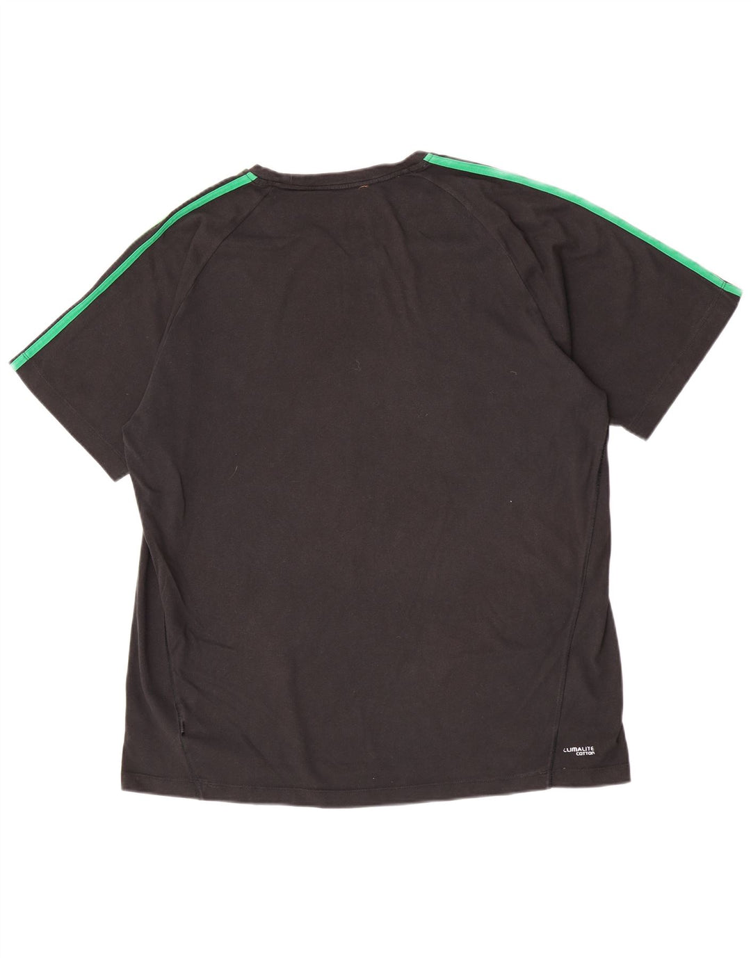 T-shirt Adidas Climalite da uomo Top 2XL in cotone grigio
