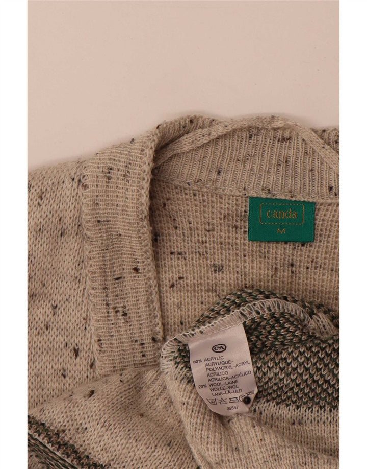 Maglione cardigan Canda da uomo C&A Acrilico geometrico beige medio