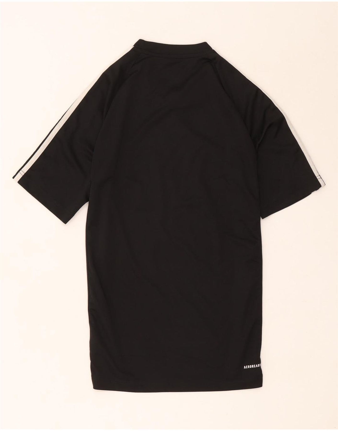 T-shirt grafica Adidas Aeroready da uomo, piccola, in poliestere nero