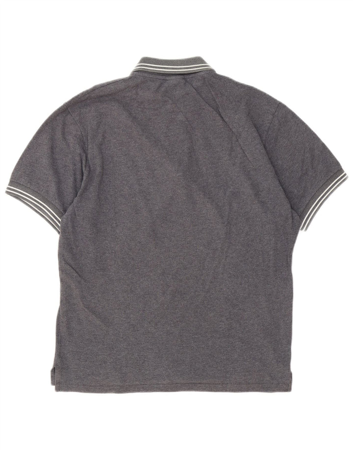 Polo grafica da uomo Franklin & Marshall grigio medio