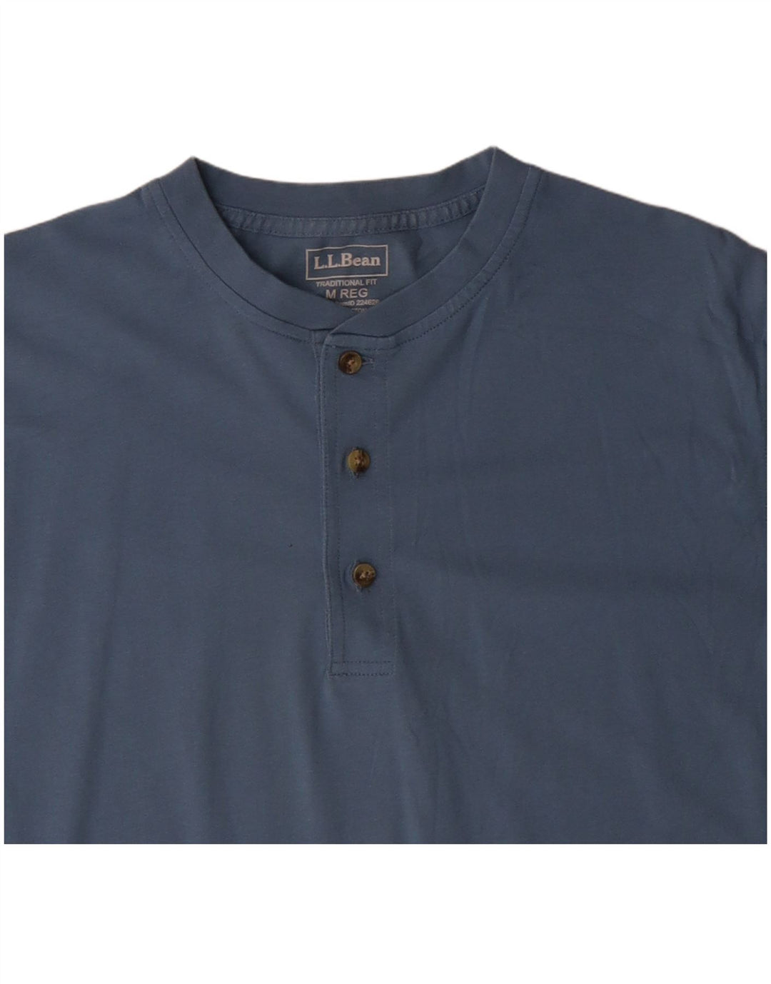 L.L.BEAN T-shirt da uomo dal taglio tradizionale, top in cotone blu medio