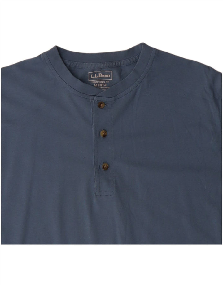L.L.BEAN T-shirt da uomo dal taglio tradizionale, top in cotone blu medio