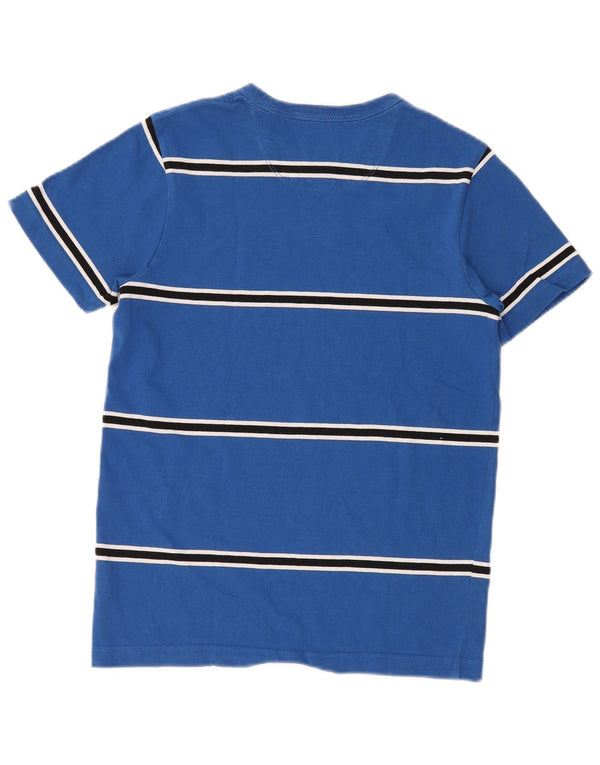 T-shirt da uomo VANS Top XS in cotone a righe blu