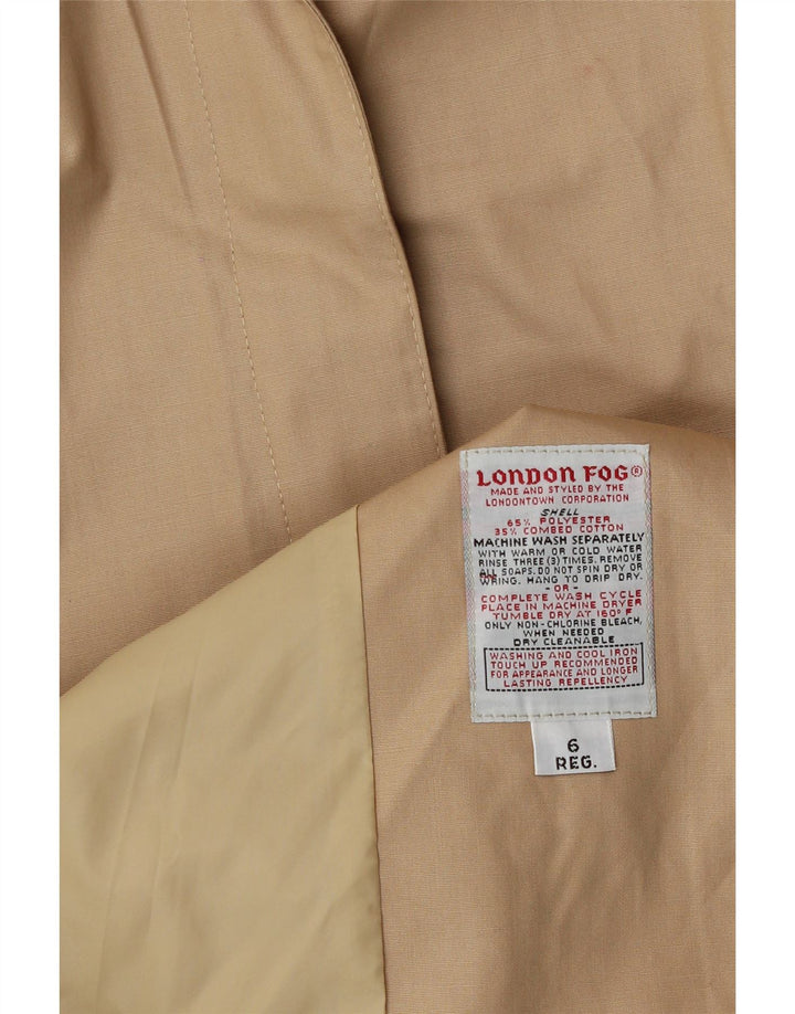 Trench da donna London Fog US 6 Poliestere beige medio