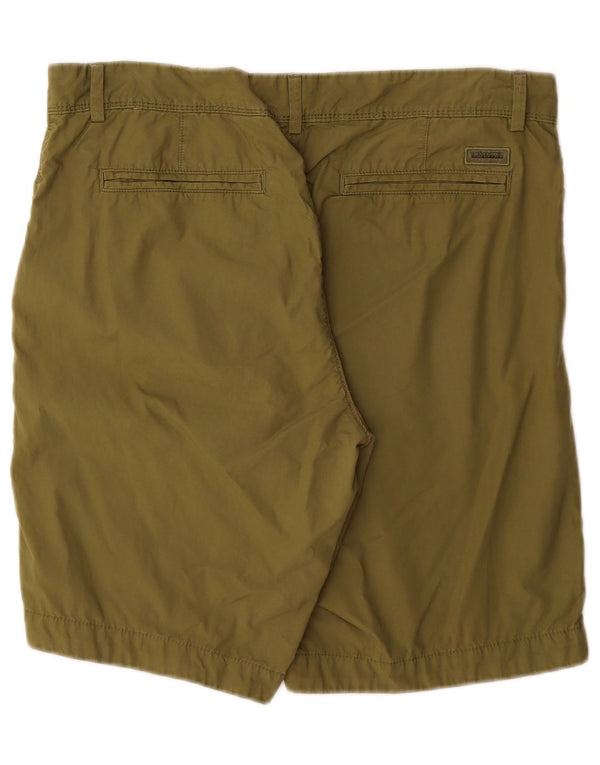 Pantaloncini chino da uomo Napapijri W34 Large in cotone kaki