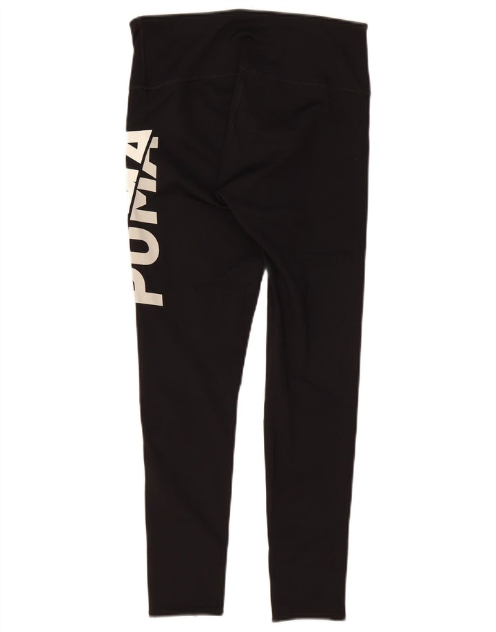 Leggings grafici da donna Puma UK 10 Small Nero Poliestere