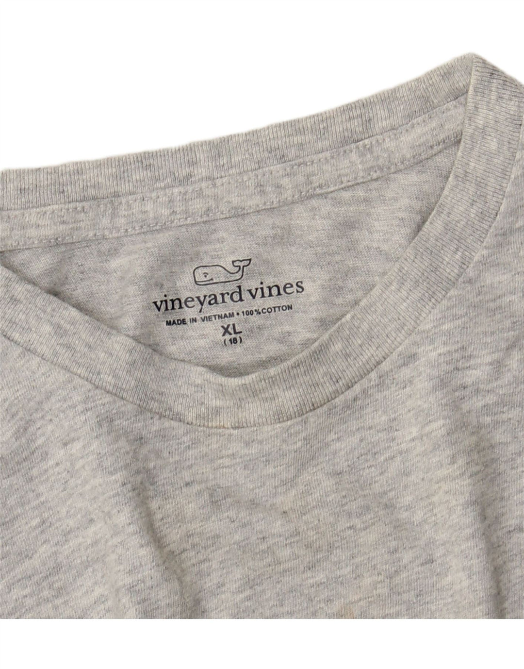 VINEYARD VINES T-shirt grafica per ragazzi 15-16 anni XL Blocco colore grigio