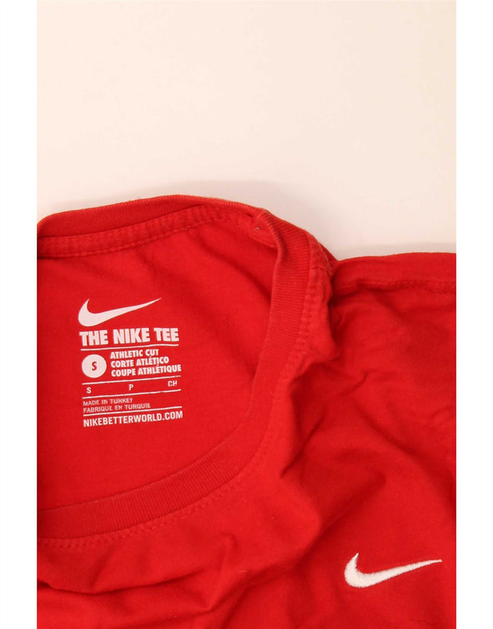 T-shirt Nike da uomo dal taglio atletico, piccola, rossa