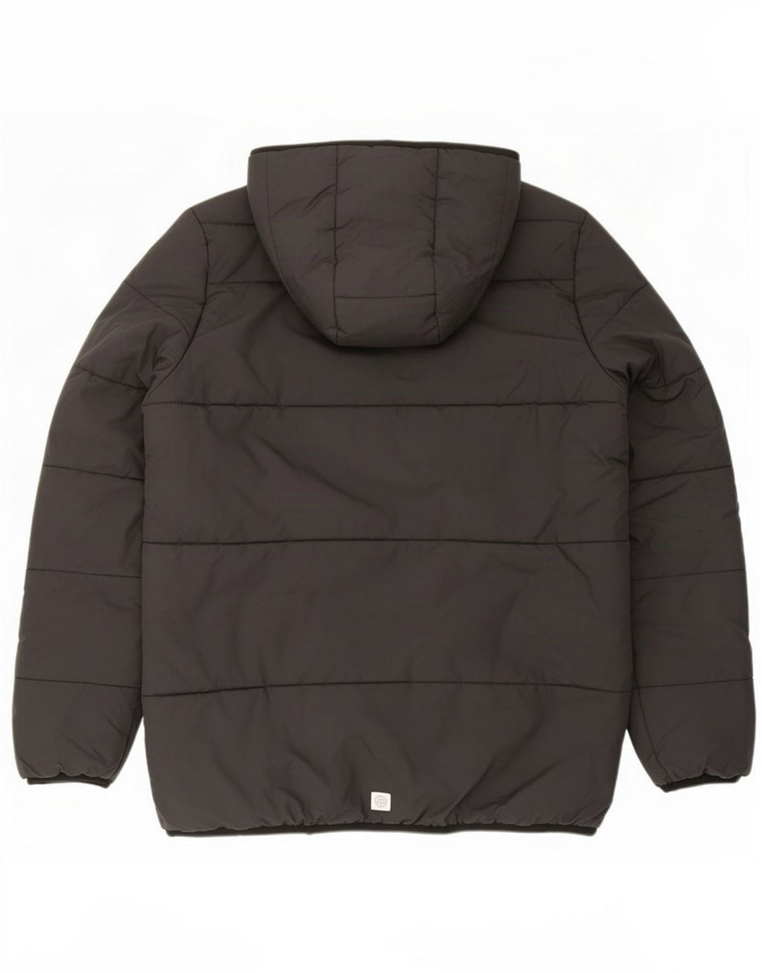 Giacca imbottita con cappuccio Adidas da ragazzo 15-16 anni in poliestere nero