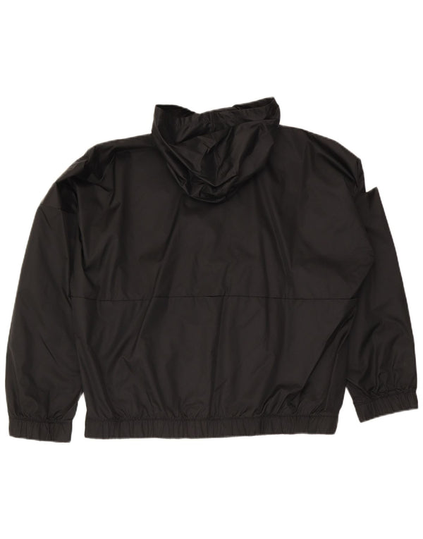 Giacca da ginnastica oversize con cappuccio Reebok da donna UK 16/18 Large Nera