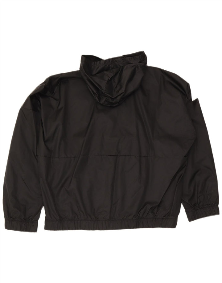 Giacca da ginnastica oversize con cappuccio Reebok da donna UK 16/18 Large Nera
