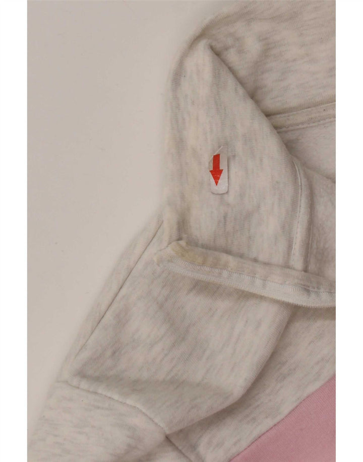 Ellesse, felpa corta oversize da donna, maglione, UK 10, piccolo grigio