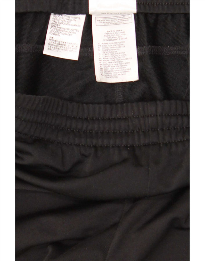 Pantaloni da tuta da uomo Adidas UK 44/46 Large Nero Poliestere