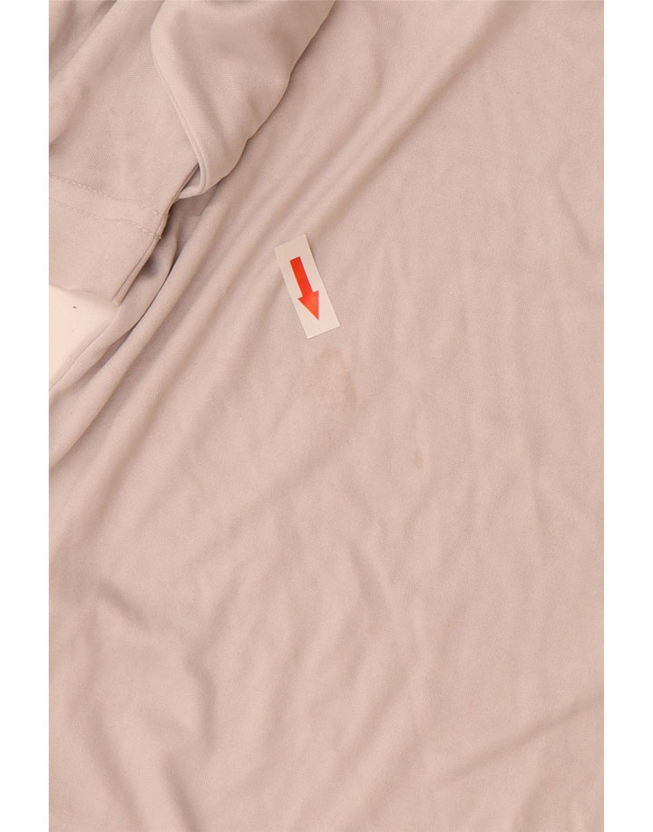 T-shirt da uomo Lotto Top in poliestere grigio medio