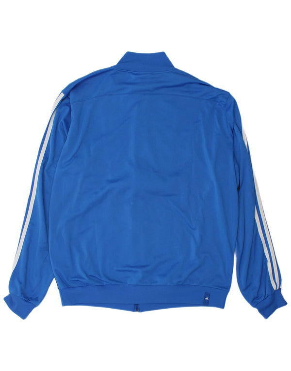 Giacca da tuta da uomo Adidas UK 48/50 XL Poliestere color block blu