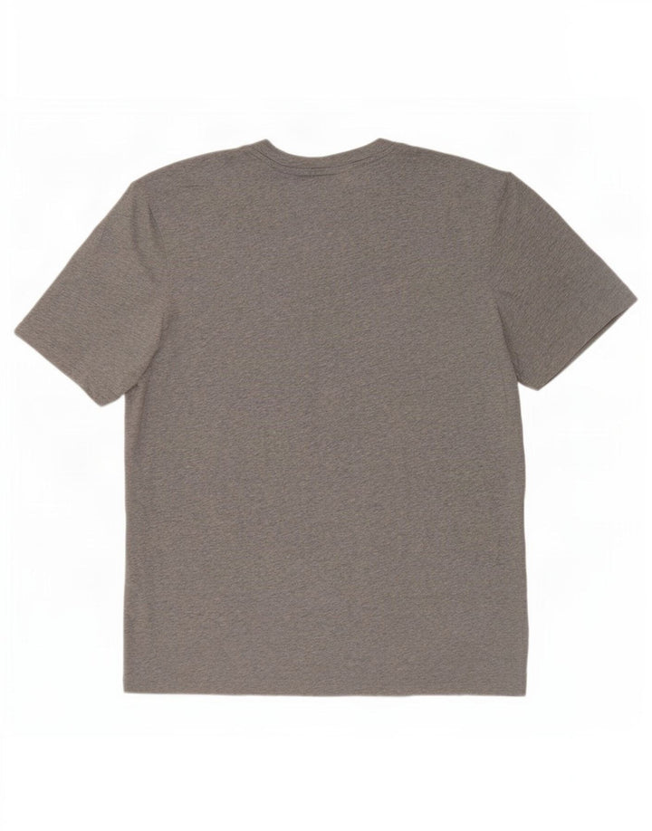 T-shirt da uomo Adidas Top in cotone grigio medio