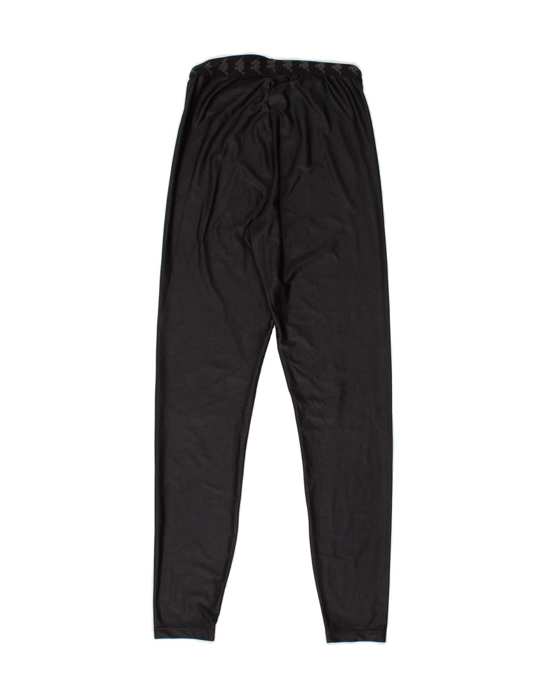 KAPPA Girls Tezenis Leggings 9-10 Years Black Vintage Kappa and Second-Hand Kappa from Messina Hembry 