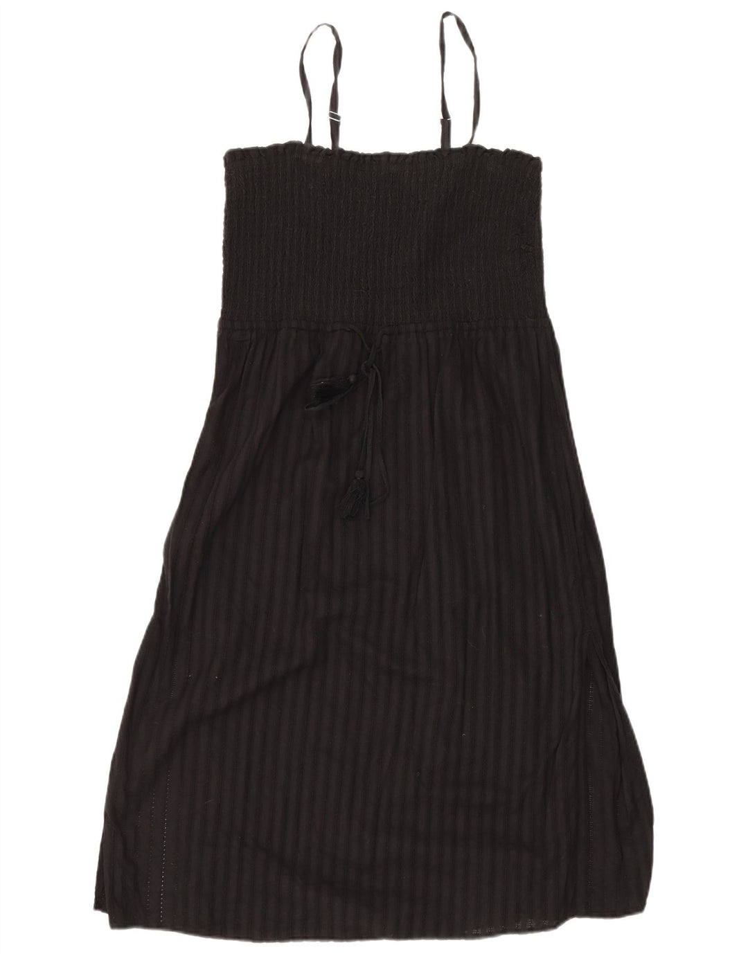 Vestito estivo da donna Marks & Spencer UK 16 grande cotone a righe nere