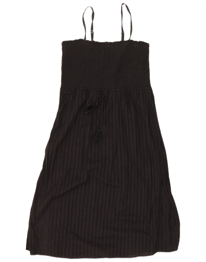 Vestito estivo da donna Marks & Spencer UK 16 grande cotone a righe nere