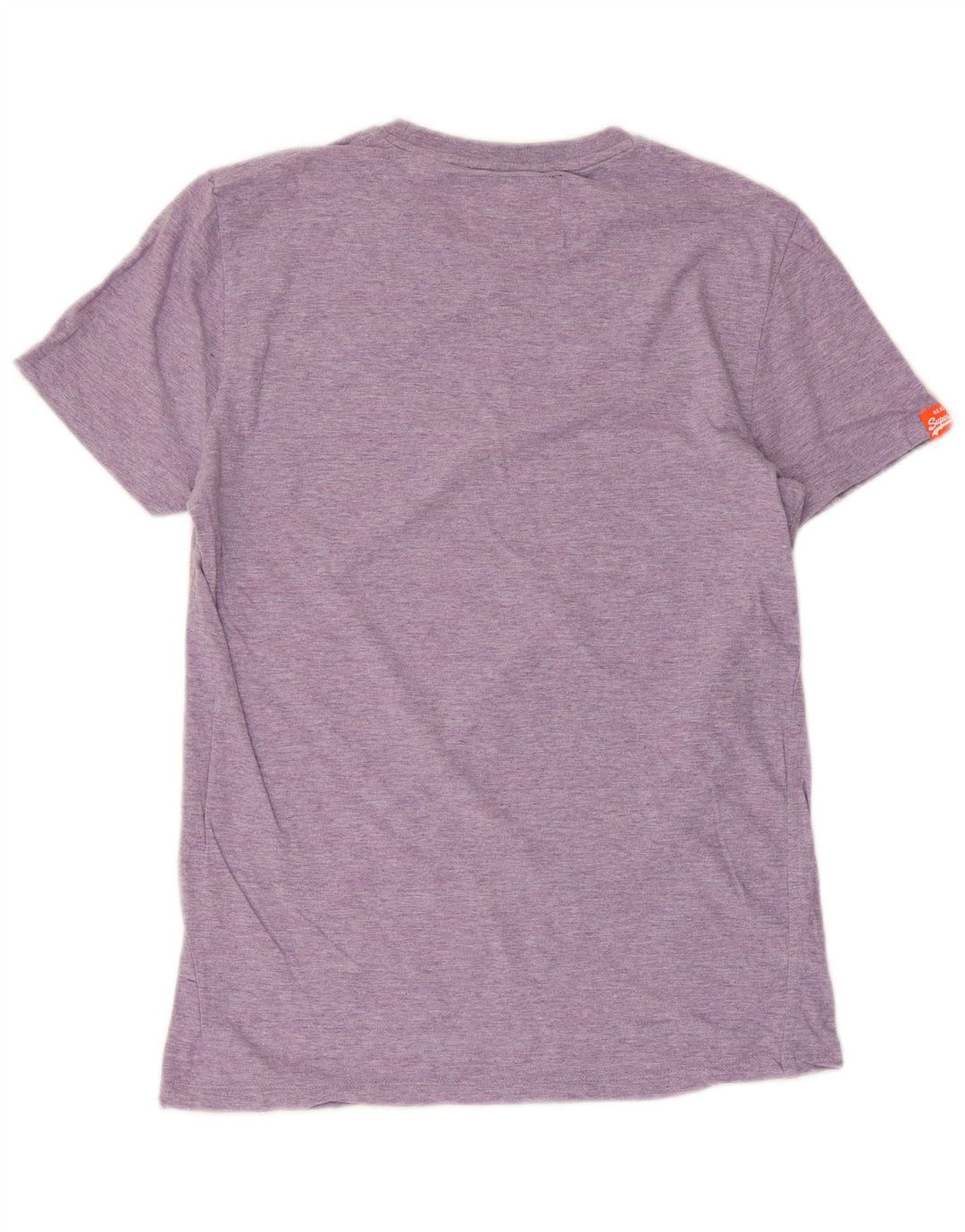 T-shirt da uomo SUPERDRY Top in cotone viola medio