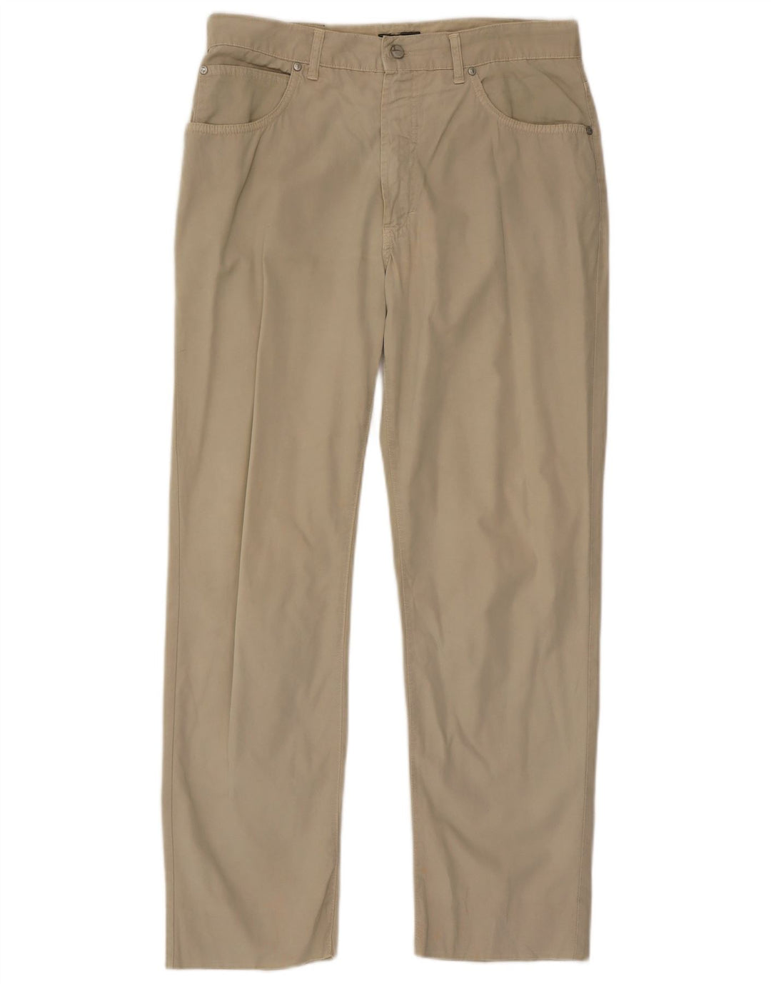 Pantaloni Casual Dritti Uomo Trussardi W36 L30 Grigi