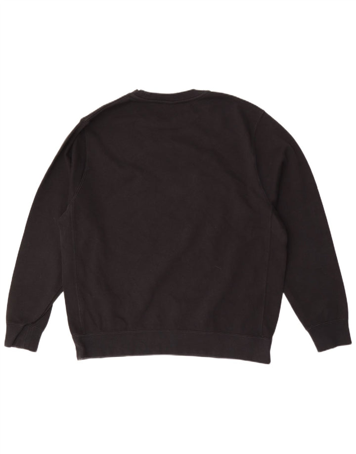 Felpa da uomo Nike Maglione grande in cotone nero