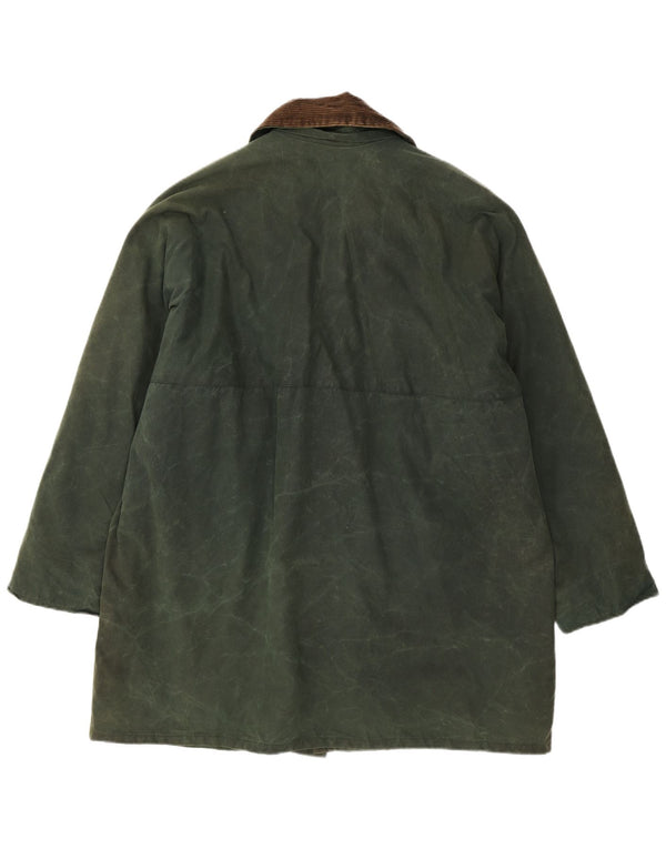 Giacca da uomo in cotone cerato Richmond Forest UK 42 XL Verde