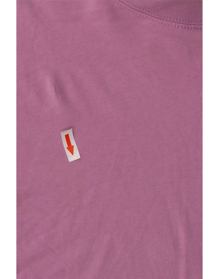 T-shirt oversize da donna Nike UK 14 cotone viola medio