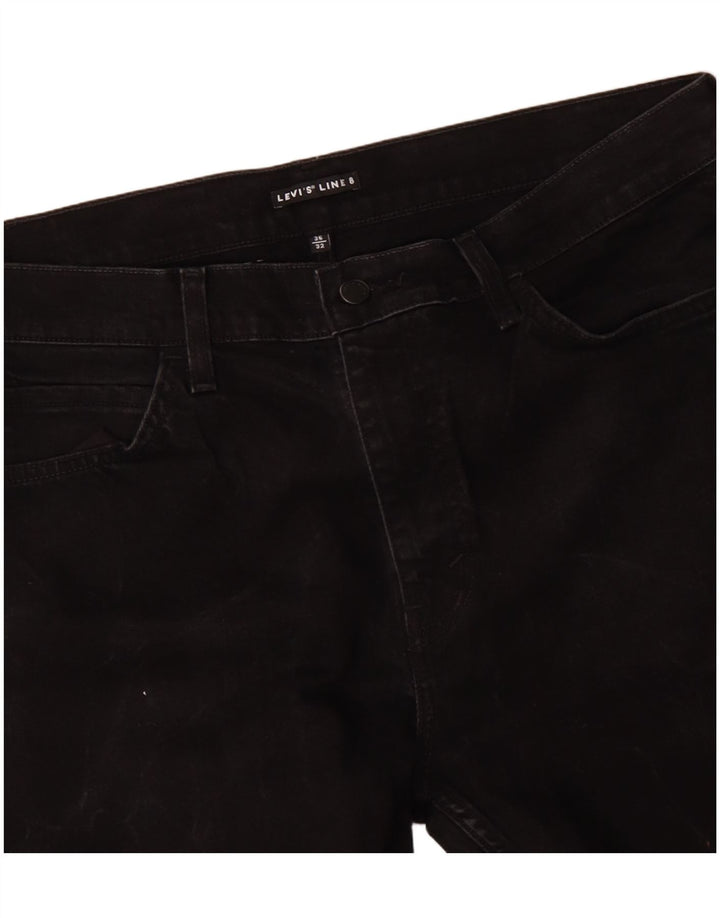 Jeans dritti da uomo LEVI'S W36 L27 cotone nero