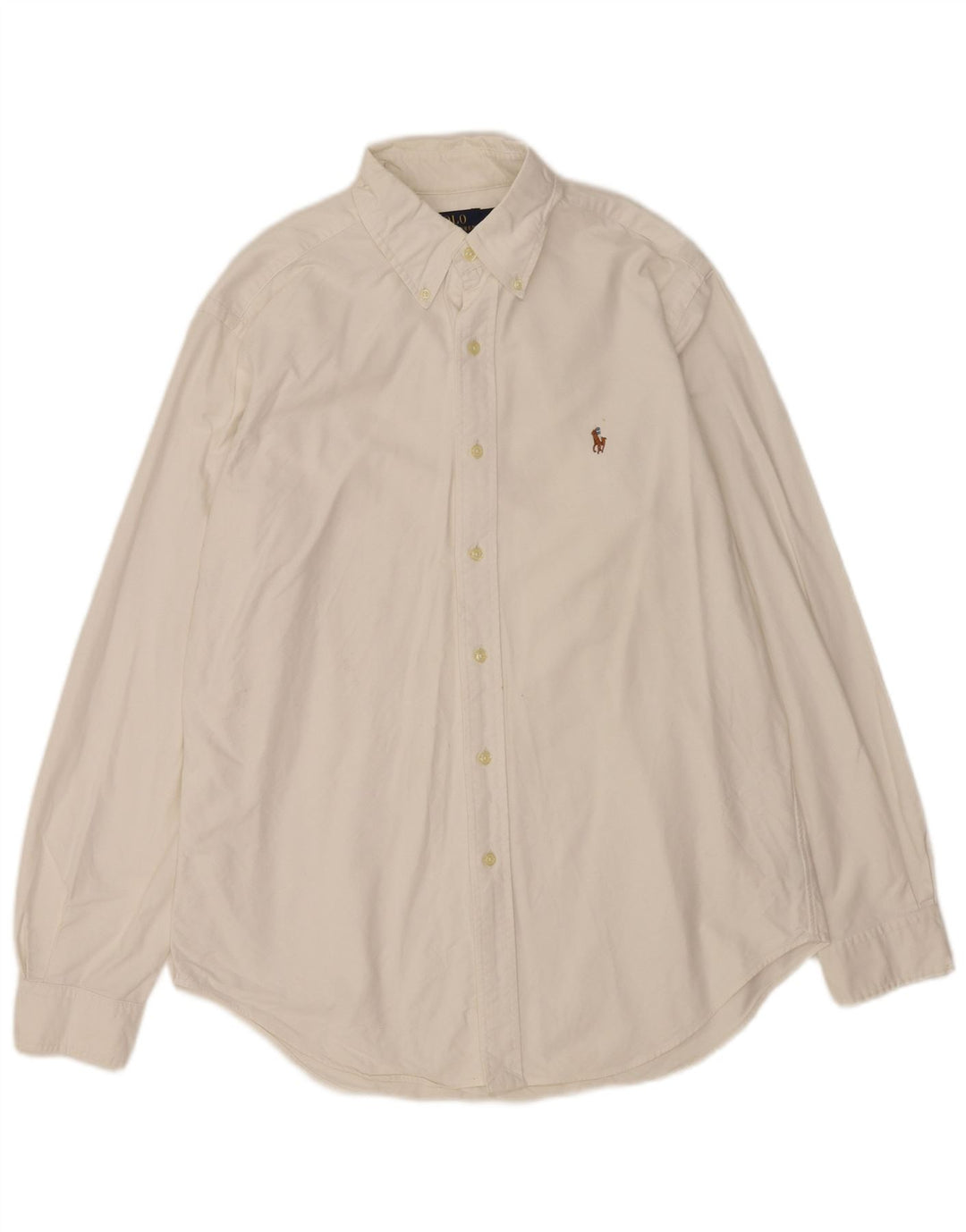 Polo Ralph Lauren Camicia da uomo dalla vestibilità classica in cotone bianco medio