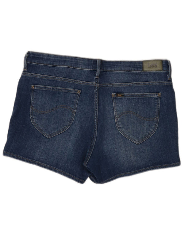 Pantaloni caldi denim da donna Lee W31 cotone blu medio