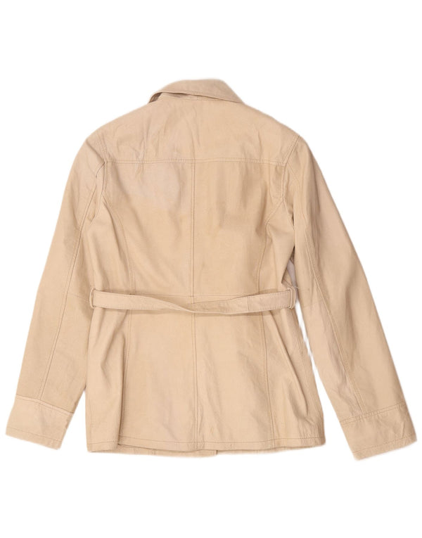 Giacca In Pelle Donna Conbipel IT 42 Pelle Beige Medio