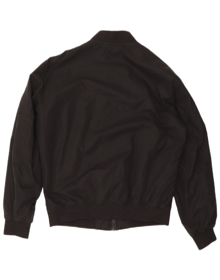 Giubbotto bomber ampio da uomo Zara UK 36 piccolo poliestere nero