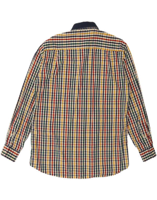 Paul & Shark Camicia da yachting da uomo taglia 40 medio a quadri multicolore
